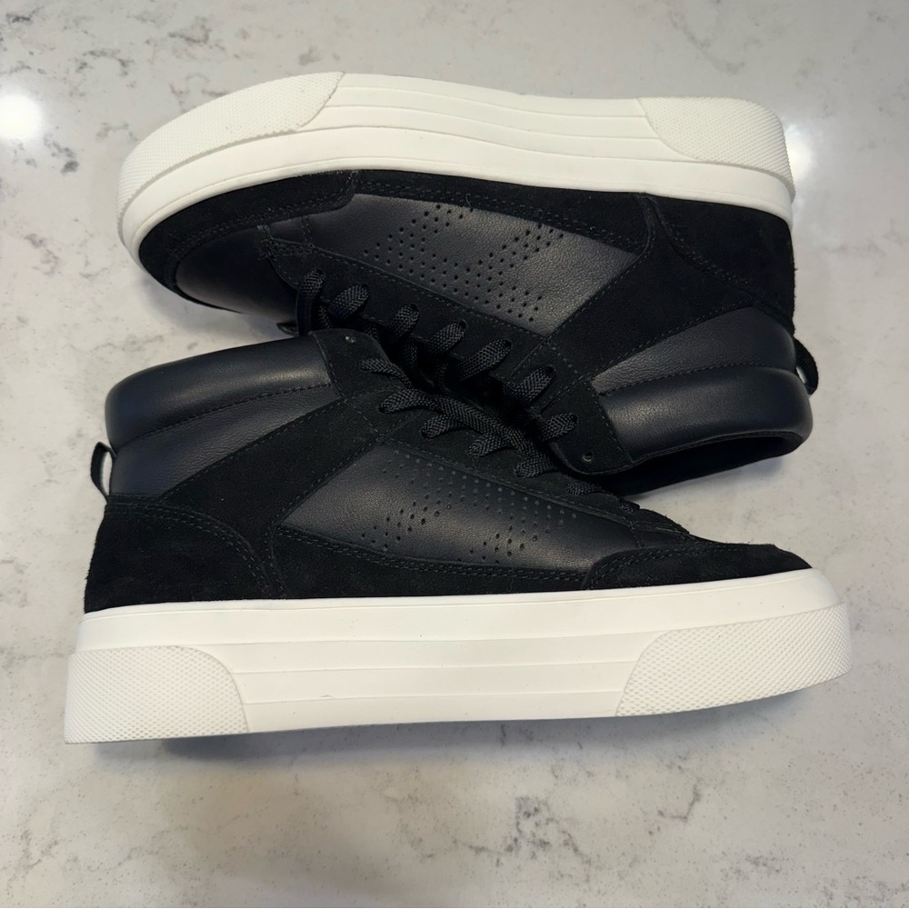 Le Tigre Midtown Hightop Black and White Shoe Size 8.5 - Picture 5 of 12